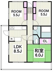 クレストヒルズの物件間取画像